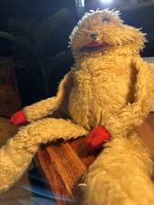 1980s Telitoy Gordon the Gopher Hand Puppet ~48cm Vintage CBBC TV Toy UK