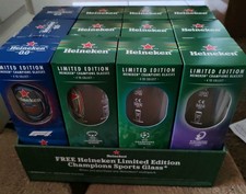 Full Set Of 4 x Heineken Mixed