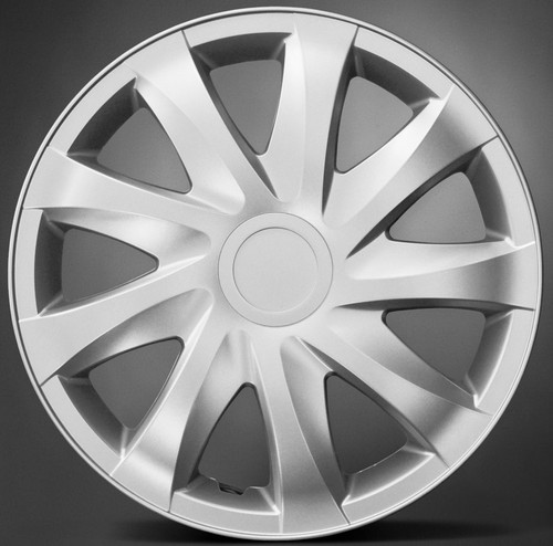 Silver wheel trims hub - silver,