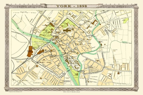 Jigsaw map york from - of,