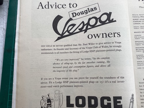 Vespa lodge spark plug - lodge,
