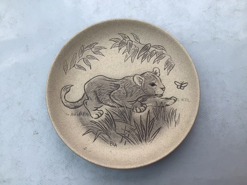 Poole pottery stoneware - poole, lion