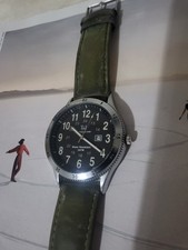 Retro Pc32 Tavistock and Jones water resistant gents watch, green  New Battery