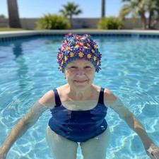 Adult Swimming Cap Floral