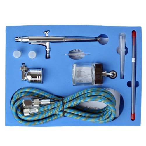 Airbrush kit with - airbrush, compressor