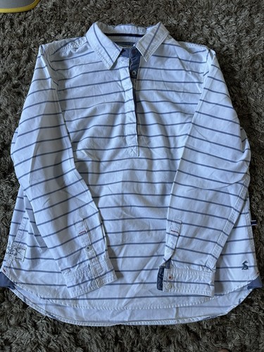 Joules top womens blue white - joules,