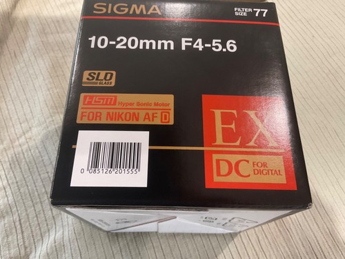 Sigma nikon fit 20mm - af, 10-20mm