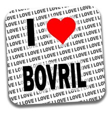 I Love Bovril Drinks Coaster -