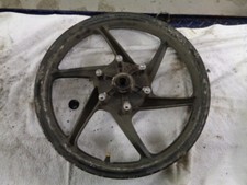 2010 HONDA CBF125 CBF 125 4T MOTORBIKE PART FRONT ALLOY WHEEL GOOD AND STRAIGHT