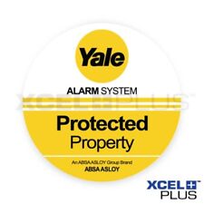 Burglar Alarm Window & Door Security Protected Property Stickers for Yale alarms