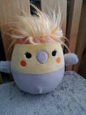 Rare US Import Charlize Cockatiel Squishmallows Squish Doo Bird Plush 7"