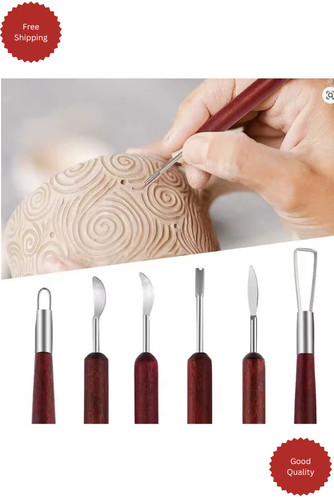 6pcs sculpting pottery - pottery, clay
