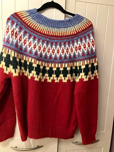 Gorgeous fair isle chunky knit - gorgeous,