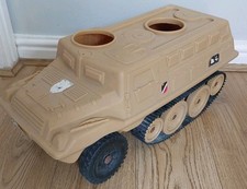 Cherilea German sand coloured Half Track Afrika Korps Desert vehicle/Action Man 