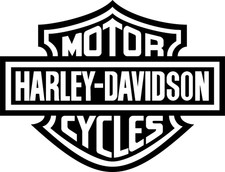 2x Harley Davidson 100 x 76mm