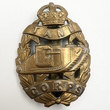 Genuine WW1 Tank Corps Cap