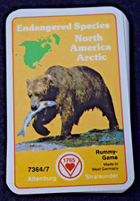 ACE Rummy Trump Game - Endangered Species: North America Arctic - West Germany