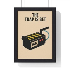 Minimalist Ghost Trap Poster