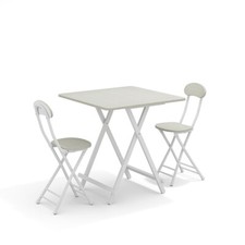 2/4 Seaters Dining Table Chairs Set Coffee Tea Square Folding Kids Furniture Set