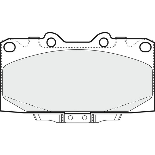 Brake pads set for - set, subaru