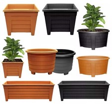 Plastic long plant planter