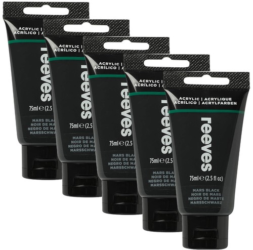 Reeves acrylic paint set - set, black