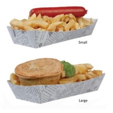 Newspaper Print Disposable Hot