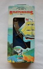 Original Acme Boatswain Whistle Bosun’s Pipe Call Nautical, nickel plated silver