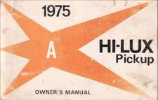 1975 Toyota Pickup Owners