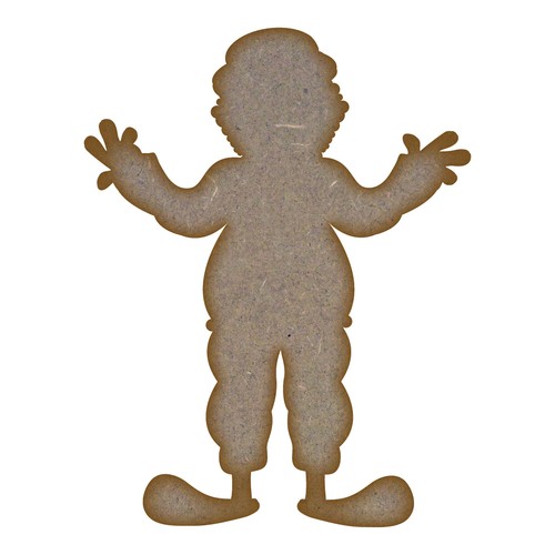 Clown mdf laser - mdf, craft