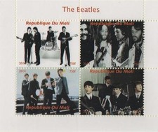 The Beatles 2014 MNH stamp sheetlet