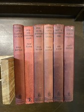 Famous Five - Vintage Books Red Cover 1950s - bundle of 5 hardback Enid Blyton