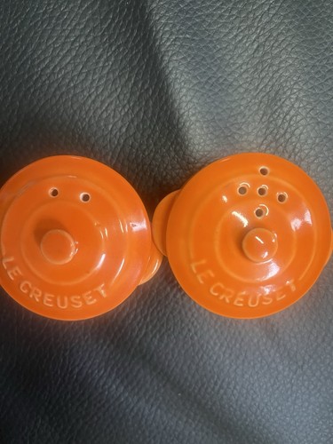 Vintage creuset salt pepper - vintage,