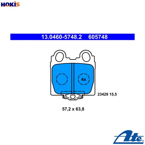 Brake pad set disc - brake,