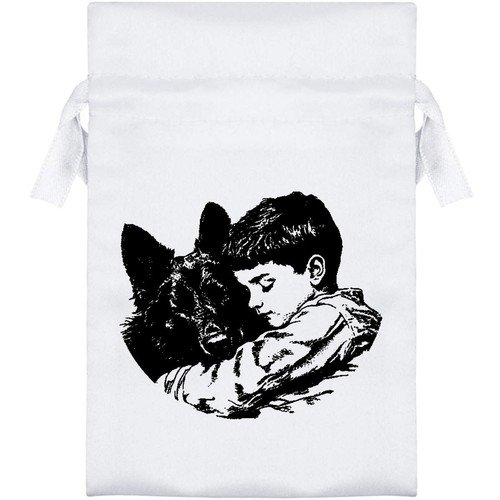 Sleeping boy with german - boy,