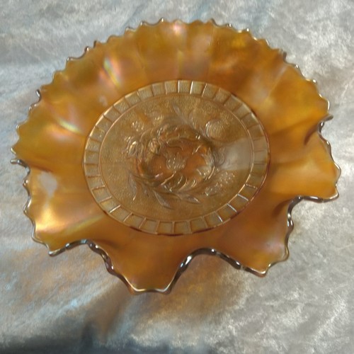 Vintage orange lustre carnival - orange,