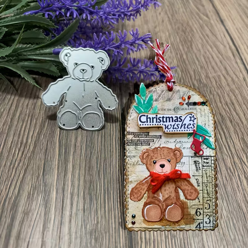 Teddy bear metal cutting die - teddy,