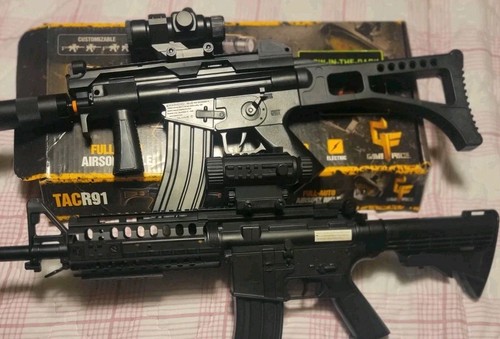 Two air rifles game - two,
