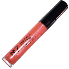 Boots No7 High Shine Lip Gloss Pink Slip Black Lid