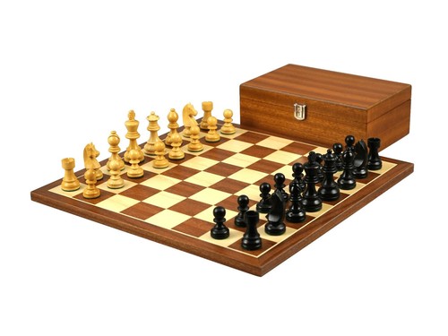 Mahogany chess set inch - set,