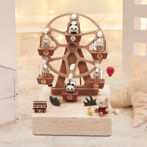Carousel music box - music, wooden