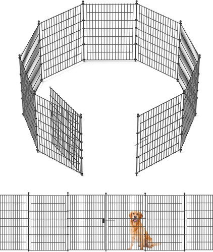 Heavy duty garden fence with - heavy,