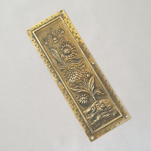 Arts crafts finger plate - finger,