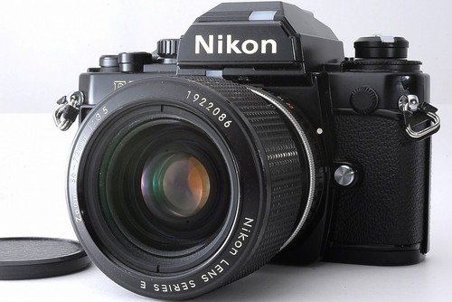 Nikon black 35mm series e - fa,