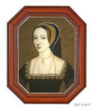 ANNE BOLEYN unique framed Tudor portrait