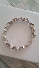 Kate Spade New York - Women's Silver Tone Ruffle Bangle