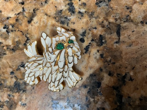Vintage gold tone - vintage, white