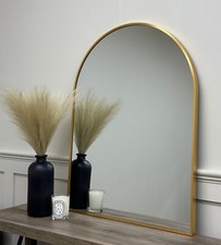 60x80cm Gold Alu Arched