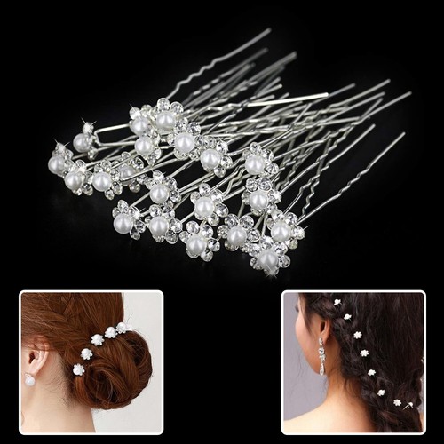 Wedding party hair pins - wedding,