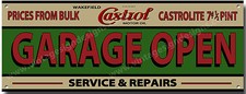CASTROL GARAGE OPEN SERVICE &